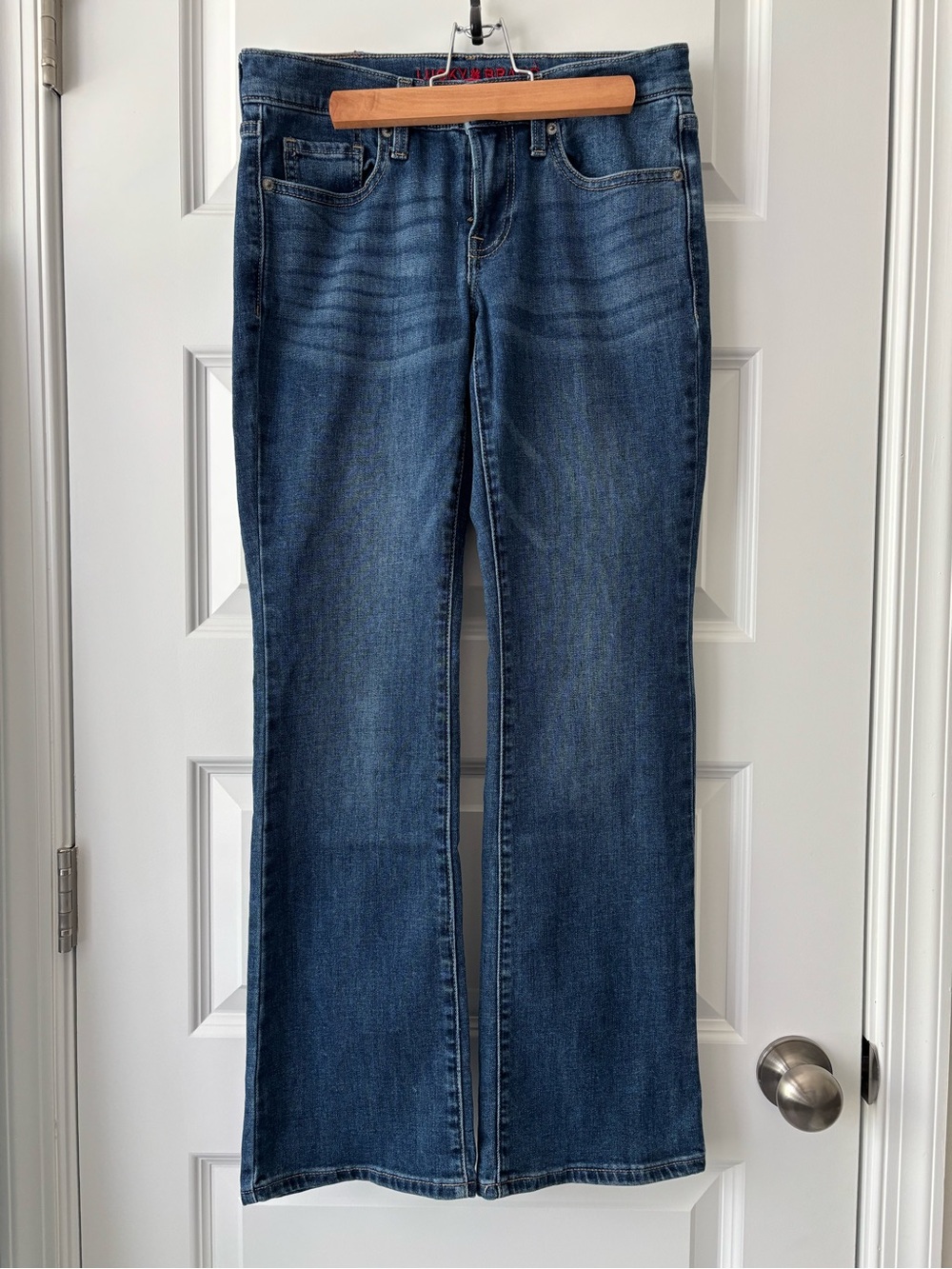 Lucky Brand Size 26 Sweet Mid Rise Boot Blue Jeans